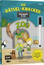 Die Rätsel-Knacker - Spurensuche im Zoo (Buch mit abwischbarem Stift)