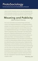 Meaning and Publicity