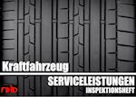 KFZ Serviceheft Scheckheft Inspektionsheft Wartungsheft - Car inspection booklet