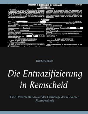 Die Entnazifizierung in Remscheid