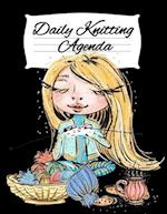 Daily Knitting Agenda : Personal Knitting Planner For Inspiration & Motivation 