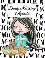 Daily Knitting Agenda : Personal Knitting Planner For Inspiration & Motivation (4 Months, 120 Days) 