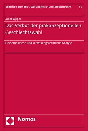 Das Verbot der präkonzeptionellen Geschlechtswahl