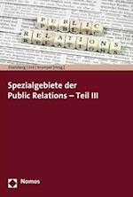 Spezialgebiete der Public Relations - Teil III