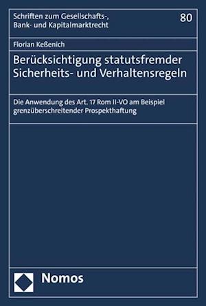 Berücksichtigung statutsfremder Sicherheits- und Verhaltensregeln