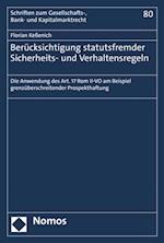 Berücksichtigung statutsfremder Sicherheits- und Verhaltensregeln