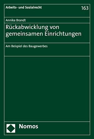 Rückabwicklung von gemeinsamen Einrichtungen