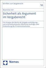 Sicherheit als Argument im Vergaberecht