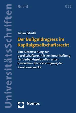 Der Bußgeldregress im Kapitalgesellschaftsrecht