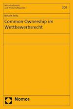 Common Ownership im Wettbewerbsrecht