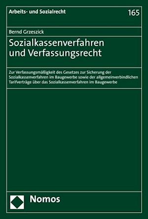 Sozialkassenverfahren und Verfassungsrecht