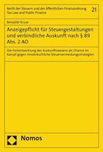 Anzeigepflicht für Steuergestaltungen und verbindliche Auskunft nach § 89 Abs. 2 AO