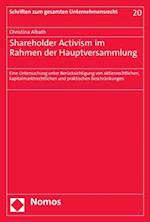 Shareholder Activism im Rahmen der Hauptversammlung