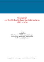 Trauregister aus den Kirchenbüchern Südniedersachsens 1801 - 1850