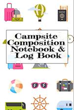 Campsite Composition Notebook & Log Book