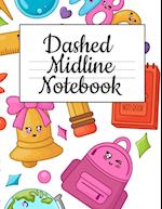 Dashed Midline Notebook