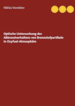 Optische Untersuchung des Abbrandverhaltens von Brennstoffpartikeln in Oxyfuel-Atmosphäre
