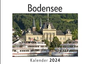 Bodensee (Wandkalender 2024, Kalender DIN A4 quer, Monatskalender im Querformat mit Kalendarium, Das perfekte Geschenk)