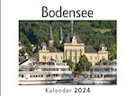 Bodensee (Wandkalender 2024, Kalender DIN A4 quer, Monatskalender im Querformat mit Kalendarium, Das perfekte Geschenk)