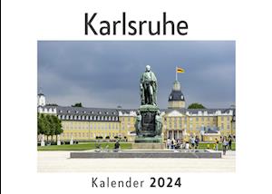 Karlsruhe (Wandkalender 2024, Kalender DIN A4 quer, Monatskalender im Querformat mit Kalendarium, Das perfekte Geschenk)