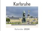 Karlsruhe (Wandkalender 2024, Kalender DIN A4 quer, Monatskalender im Querformat mit Kalendarium, Das perfekte Geschenk)