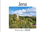 Jena (Wandkalender 2024, Kalender DIN A4 quer, Monatskalender im Querformat mit Kalendarium, Das perfekte Geschenk)