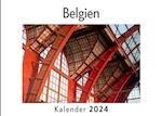 Belgien (Wandkalender 2024, Kalender DIN A4 quer, Monatskalender im Querformat mit Kalendarium, Das perfekte Geschenk)