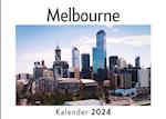 Melbourne (Wandkalender 2024, Kalender DIN A4 quer, Monatskalender im Querformat mit Kalendarium, Das perfekte Geschenk)