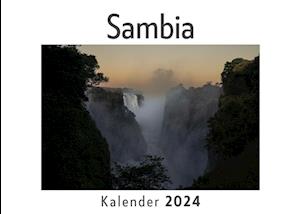 Sambia (Wandkalender 2024, Kalender DIN A4 quer, Monatskalender im Querformat mit Kalendarium, Das perfekte Geschenk)