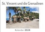 St. Vincent und die Grenadinen (Wandkalender 2024, Kalender DIN A4 quer, Monatskalender im Querformat mit Kalendarium, Das perfekte Geschenk)