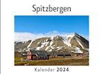 Spitzbergen (Wandkalender 2024, Kalender DIN A4 quer, Monatskalender im Querformat mit Kalendarium, Das perfekte Geschenk)