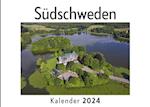 Südschweden (Wandkalender 2024, Kalender DIN A4 quer, Monatskalender im Querformat mit Kalendarium, Das perfekte Geschenk)