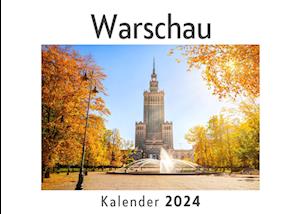 Warschau (Wandkalender 2024, Kalender DIN A4 quer, Monatskalender im Querformat mit Kalendarium, Das perfekte Geschenk)