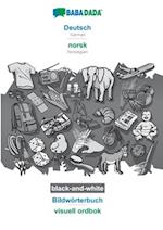 BABADADA black-and-white, Deutsch - norsk, Bildwörterbuch - visuell ordbok