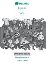 BABADADA black-and-white, Deutsch - Algerian (in arabic script), Bildwörterbuch - visual dictionary (in arabic script)