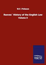 Reeves´ History of the English Law