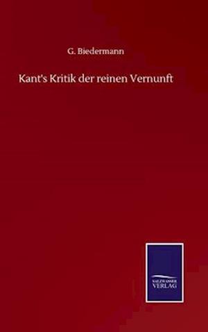 Kant's Kritik der reinen Vernunft