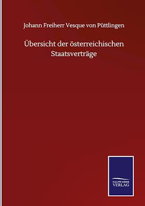 Übersicht der österreichischen Staatsverträge