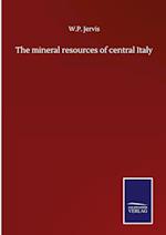 The mineral resources of central Italy