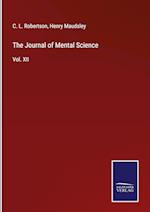 The Journal of Mental Science