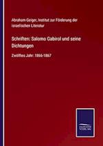 Schriften: Salomo Gabirol und seine Dichtungen