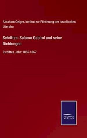 Schriften: Salomo Gabirol und seine Dichtungen