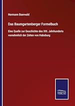 Das Baumgartenberger Formelbuch