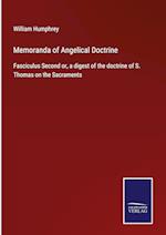 Memoranda of Angelical Doctrine