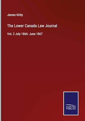 The Lower Canada Law Journal