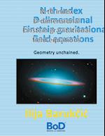 N-th index D-dimensional Einstein gravitational field equations