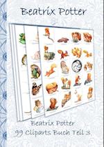 Beatrix Potter 99 Cliparts Buch Teil 3 ( Peter Hase )