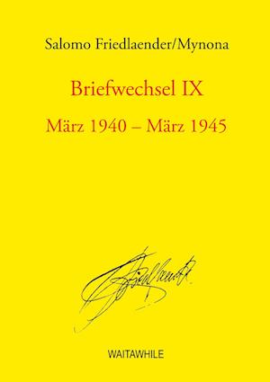 Briefwechsel IX