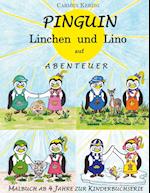 Malbuch zu Pinguin Linchen und Lino auf Abenteuer