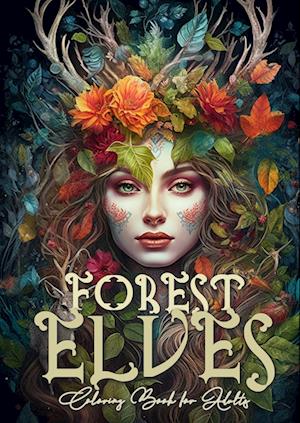 Forest Elves Coloring Book for Adults